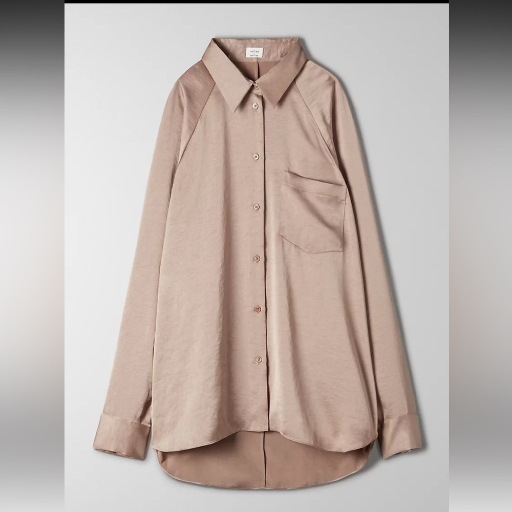 Aritzia Wilfred Relaxed Shirt Size S